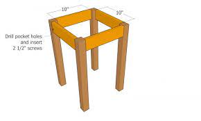 How To Build A Side Table Myoutdoorplans