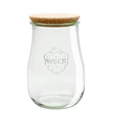 glass airtight canning jar tulip 1