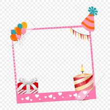 birthday frame vector design images