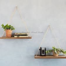 Peculiar Wood Wall Hanging Shelf
