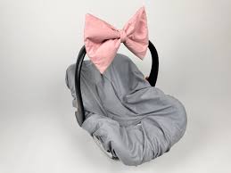 Bow Accessory For Car Seats In Blush
