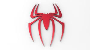 spiderman logo 3d model cgtrader
