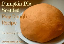 easy pumpkin pie scented play dough