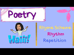 poetry rhyme scheme rhythm