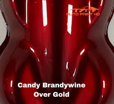 Candy Brandywine Over Gold Basecoat
