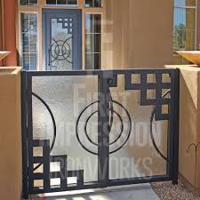 simple design gates wrought iron
