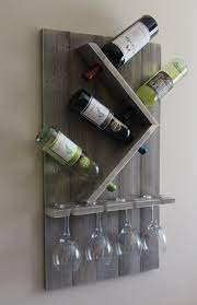 Wine Bottle And Glass Wine Holder