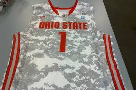 Adrenaline promotions ncaa ohio state cycling jersey. Ohio State Loves Freedom To Don Camo Uniforms For Carrier Classic Against Marquette Land Grant Holy Land