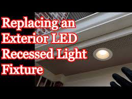 Replace Exterior Recessed Light Fixture