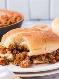 bbq turkey sloppy joes together as family