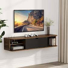 floating shelf for tv wall mount