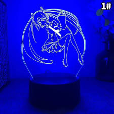 vocaloid hatsune miku 3d led neon night
