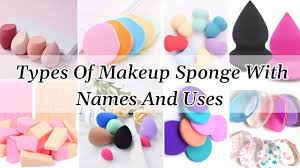 types of makeup sponge with names and