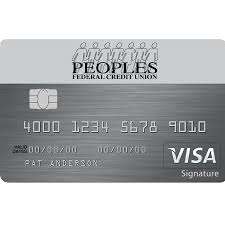 peoples federal credit union credit cards