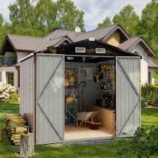6 Ft W X 3 5 Ft D Metal Storage Shed For Garden And Backyard 21 Sq Ft