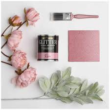 You can't just go by the name. Rust Oleum Ultra Shimmer Glitter Rose 250ml Wilko