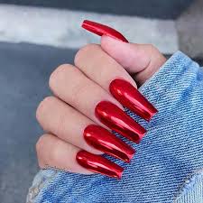 Acrylic nails are a quick way to get the long nails you've always wanted, but they're a commitment. 43 Best Red Acrylic Nail Designs Of 2020 Stayglam