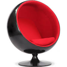 ball design armchair upholstered