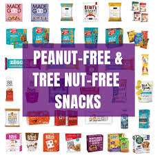 peanut free nut free packaged snacks