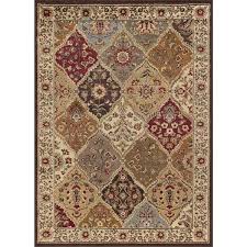 tayse rugs elegance multi 5 ft x 7 ft