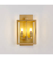 inch gold outdoor wall sconce