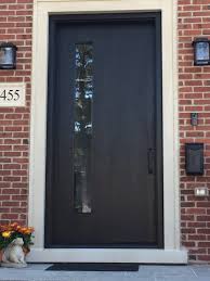 Simplify your home environment by installing exterior door hardware, including keyless entry systems and remote controls for convenience. Modern Black Exterior Door Ontario Modern Doors