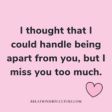 romantic i miss you love messages