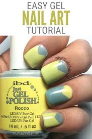 easy gel nail art for a diy manicure