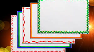 How To Decorate Borders Of Project Files 5 Attractive Borders For Project Part 2