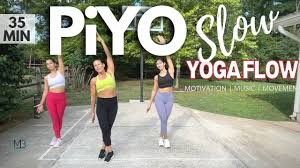 piyo workout no equipment yoga flow