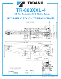 Tr 800 Xxl 4 Tadano America Corporation