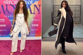 pregnant ciara styles her baby p in