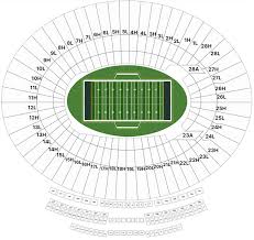 the complete rose bowl stadium seating