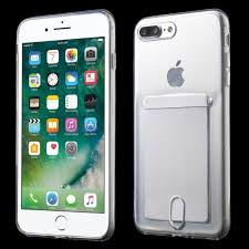 If you want to keep your cards, cash and iphone 6/6s in a single place but. Iphone 7 8 Plus Tpu Rubber Case Transparent Clear Credit Card Slot Holder For Sale Online Ebay