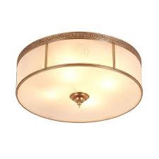 Brass Small Large Drum Ceiling Lamp