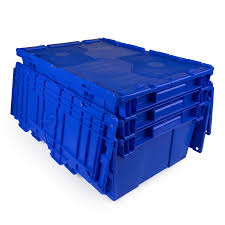 10 gallon industrial plastic tote with
