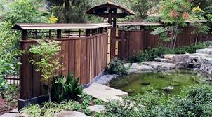 Japanese Roofed Fence Plans Wood S