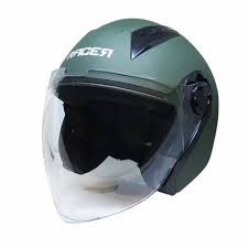 formulate helmets green paint open face