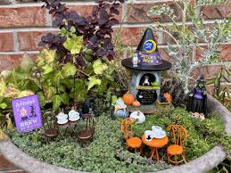 halloween fairy garden gnome decor