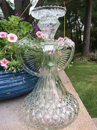 Repurposed Glass Garden Angel This