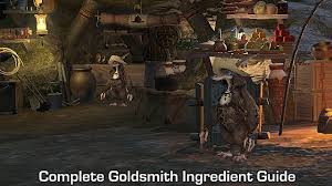 Goldsmith is a crafting or disciples of hand class that uses metals and gems to create accessories such as rings, earrings and necklaces. Ffxiv Complete Goldsmith Ingredient Guide List Final Fantasy Xiv