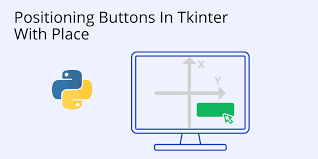 how to position ons in tkinter with