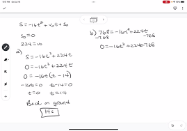 Solved Use The Position Equation S