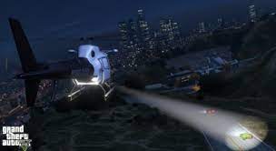 gta v police helicopter spotlight
