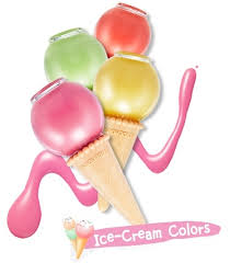 ice cream nail polish pastel