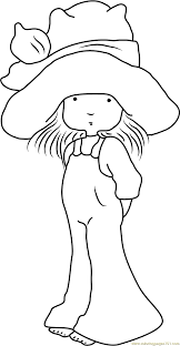 Hobbie is the author of the popular toot and puddle children's books, and the creator of the character bearing her name. Cute Holly Hobbie Coloring Page For Kids Free Holly Hobbie Printable Coloring Pages Online For Kids Coloringpages101 Com Coloring Pages For Kids