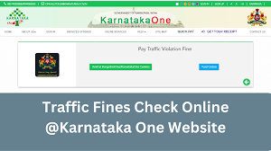 traffic fines check karnataka