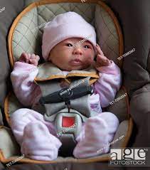 Newborn Girl 0 1months In Car Seat