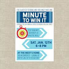 It's a super cheap and fun way to play with your kids. Minute To Win It Invitation Etsy Minute To Win It Minute To Win It Games Invitations