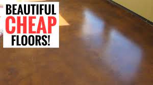 easy diy stained concrete
